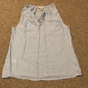 Loft Tie Neck Halter Shell Top